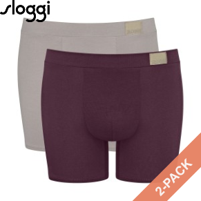 2 Pakkaus Sloggi Men GO Natural Short