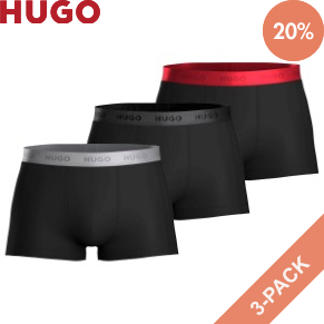 3 Pakkaus Hugo Triplet Trunk