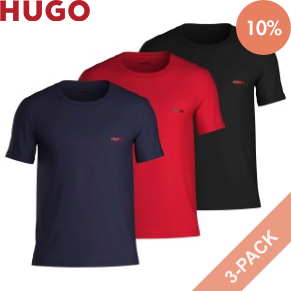 3 Stuks Verpakking HUGO Triplet T-Shirt