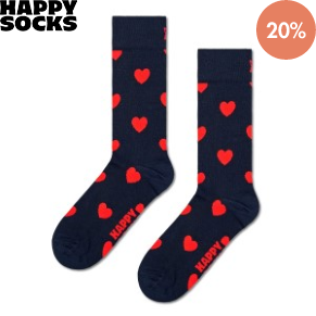 Happy Sock Heart Sock