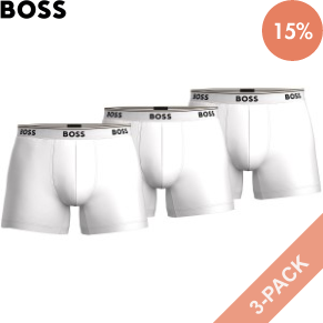 3 Stuks Verpakking BOSS Cotton Stretch Boxer Brief Long