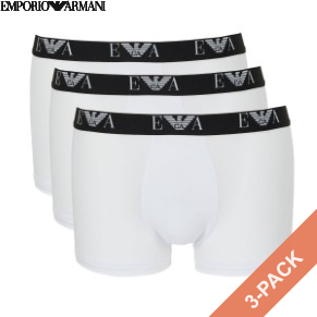 3 Pack Armani Stretch Jersey Boxer With Logo