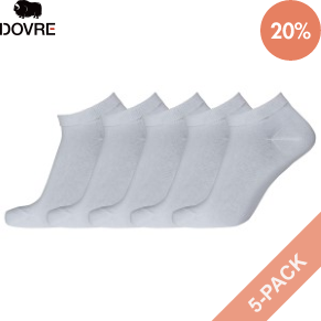 5 Stuks Verpakking Dovre Sneaker Footie