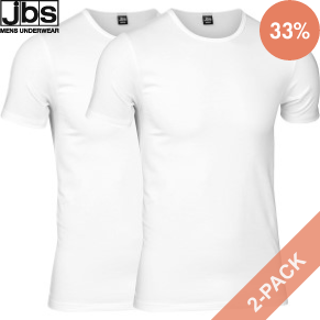2 Pak JBS Organic Cotton Crew Neck T-shirt