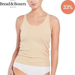 Bread and Boxers Women Ribbed Tank Top