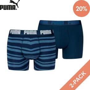 2 Stuks Verpakking Puma Heritage Stripe Boxer