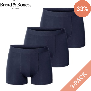 3 Stuks Verpakking Bread and Boxers Boxer Briefs