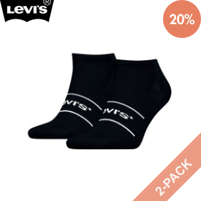 2 Stuks Verpakking Levis Organic Cotton Ankle Sock