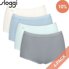 4 Stuks Verpakking Sloggi Basic Plus Maxi Panty