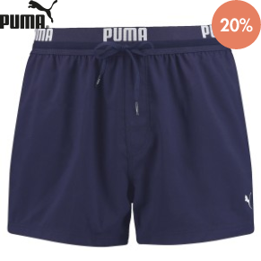 Puma Logo Short Length Swim Shorts