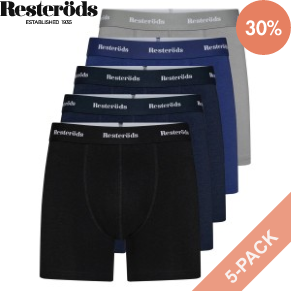 5 Stuks Verpakking Resteröds Kalle Bamboo Boxer