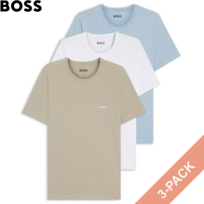 3 Stuks Verpakking BOSS Classic Crew Neck T Shirt