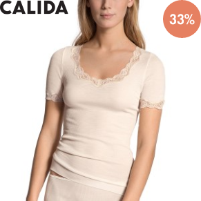 Calida Richesse Lace Short-sleeve Top