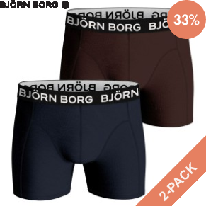 2 Stuks Verpakking Bjorn Borg Bamboo Cotton Blend Boxer