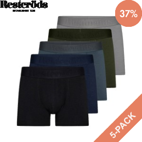 5 Stuks Verpakking Resteröds Gunnar Bamboo Boxer