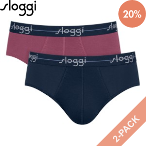 2 Stuks Verpakking Sloggi For Men Start Midi