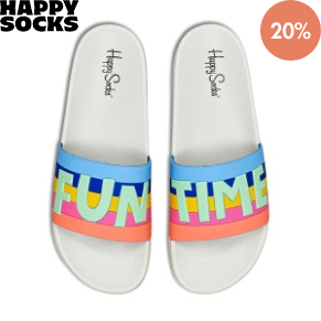 Happy Socks Fun Time Beach Slide