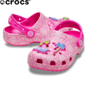 Crocs Mattel Pink Barbie Clog Toddler