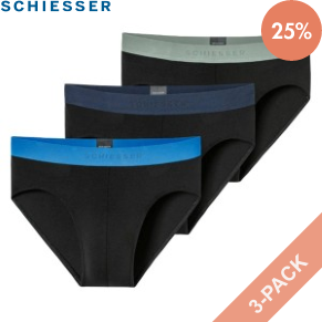 3 Stuks Verpakking Schiesser 95-5 Multipacks Rio-Slip