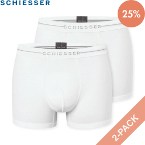 2 Stuks Verpakking Schiesser Cotton Flex Trunks