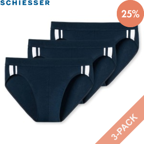 3 Stuks Verpakking Schiesser 95-5 Stretch Rio Slip