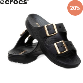 Crocs Saturday Metallic Buckle Sandal