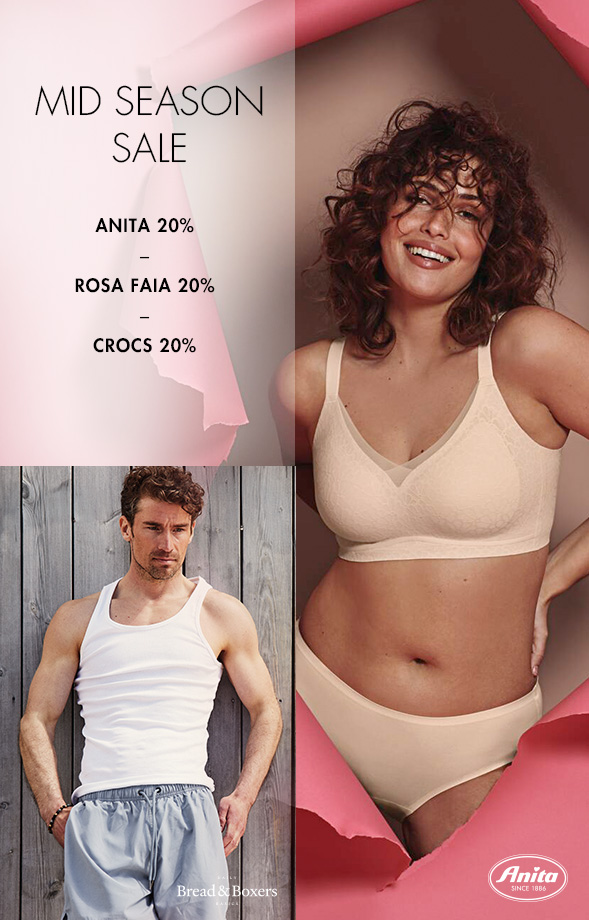 Anita 20% | Sloggi 33% - MID SEASON SALE💚