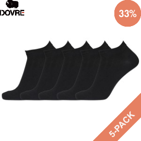 5 Stuks Verpakking Dovre Sneaker Footie