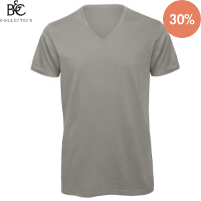 B and C Organic Inspire Men T-shirt V-Neck