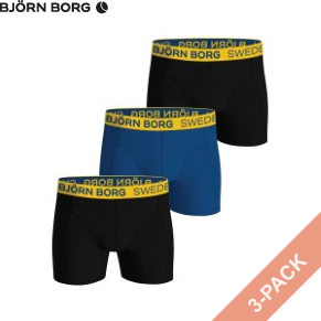3 Stuks Verpakking Björn Borg Cotton Stretch Boxers Sweden