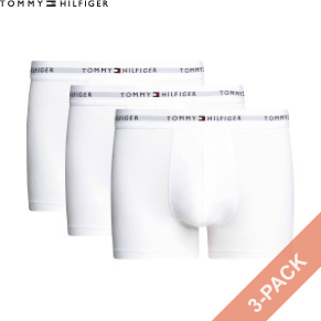 3 Stuks Verpakking Tommy Hilfiger Signature Essential Cotton Trunk