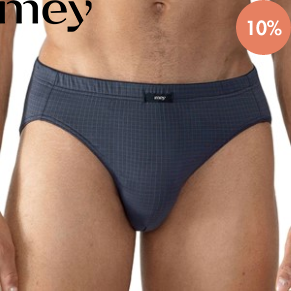 Mey Blue Check Jazz Briefs