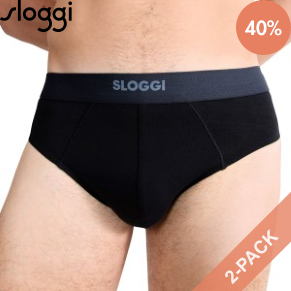 2 Pakkaus Sloggi Men Ever Ease Brief