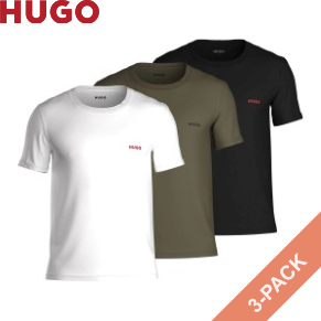 3 Pakkaus HUGO Triplet T-Shirt