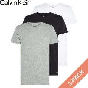 3 Pakkaus Calvin Klein Crew Neck T-Shirt