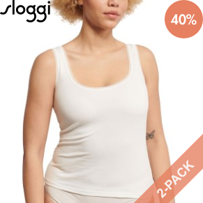 2 Pakkaus Sloggi GO Tank Top