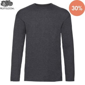 Fruit of the Loom Valueweight Long Sleeve T