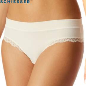 Schiesser Unique Cotton Lace Brazilian Brief