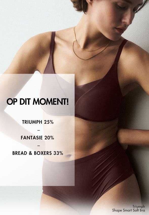 Triumph 25% | Fantasie 20% | Bread and Boxers 33%