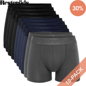 10 Stuks Verpakking Resteröds Gunnar Cotton Boxer