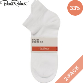 2 Stuks Verpakking Pierre Robert Sport Ankle Socks