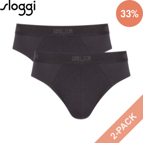 2 Pakkaus Sloggi SLG Base Midi Briefs