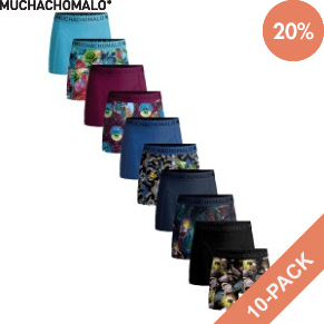 10 Pakkaus Muchachomalo Cotton Stretch Remix Boxers