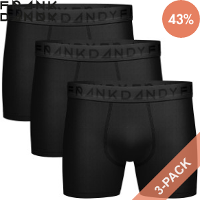 3 Stuks Verpakking Frank Dandy Legend Organic Boxers