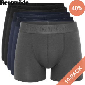 10 Stuks Verpakking Resteröds Gunnar Bamboo Boxer