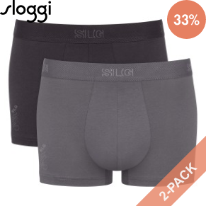 2 Pakkaus Sloggi SLG Base Trunk
