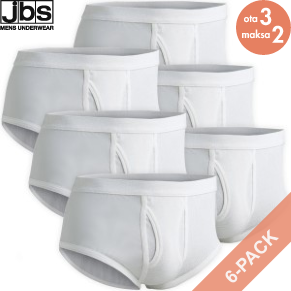 6 Pakkaus JBS Original 30009 Brief