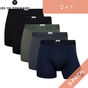 5 Stuks Verpakking JBS of Denmark Tights Boxers Multi
