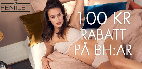Femilet | 100kr rabatt på BHar