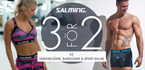 Salming | 3 för 2 på underkläder, badkläder och sport-BH:ar